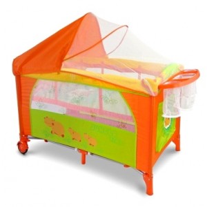 Cestovná postieľka Milly Mally Mirage Deluxe, Hippo